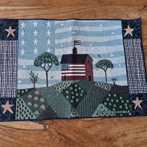 Place mat by Warren Kimble,